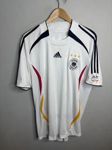 Maglia Nazionale Germania Uomo XL Bianca Home Soccer Adidas Jersey DFB - Foto 1 di 9