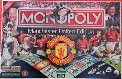 Vintage 2003 Limited Edition Manchester United Monopoly Game 100% Complete -OB8 - Image 1 of 4