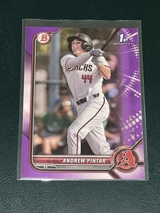 Bowman Draft 2022 Andrew Pintar púrpura/250 - Imagen 1 de 2