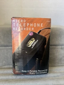 Micro Telephone Voice Recorder P3 P5045 3 Hours Handheld Cassette (READ DESC) - Picture 1 of 4