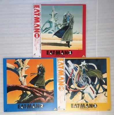 Eat-Man Anime LD Laser Disc Complete Set 1977 3LD NTSC Japan Free Ship - Image 1 of 4