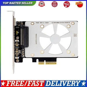 U.2 SFF-8639 To PCI-EX4 Expansion Card 4000MB/s X4/X8/X16 Slot for U.2 NVME SSD - Afbeelding 1 van 12