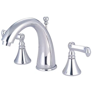 KS5971FL Royale Widespread Lavatory Faucet with French Lever Handle, Polished... - Picture 1 of 2