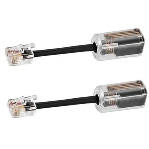 2Pcs 360° Rotating Telephone Cable Detangler Landline Swivel Cord Untangler - Afbeelding 1 van 8
