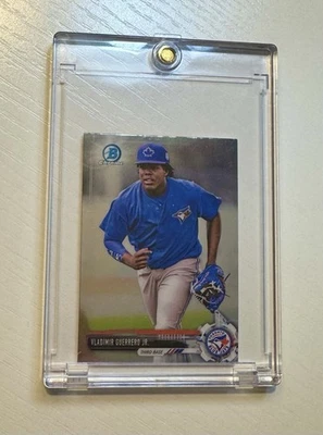 VLADIMIR GUERRERO JR Bowman Cromo NOVATO MINI SSP Variación Prospecto RC Foto 1 de 2