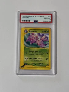 POP 22! PSA 10 Nidorino — Aquapolis 2003 Gem Mint 10 - Picture 1 of 2