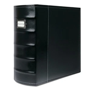 3-Ring XL 3 D Ring Binder Classic Faux Leather - for Documents File Storag - Picture 1 of 7