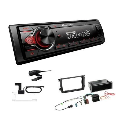 Pioneer MVH-330DAB Autoradio Bluetooth DAB Set für Volkswagen VW Beetle schwarz - Bild 1 von 4