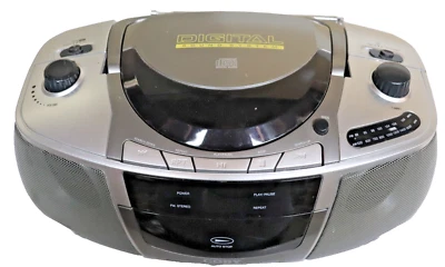 COBY PORTABLE DIGITAL CD/RADIO/CASETTE PLAYER AND RECORDER -Model-CX-CD248 - Image 1 of 4