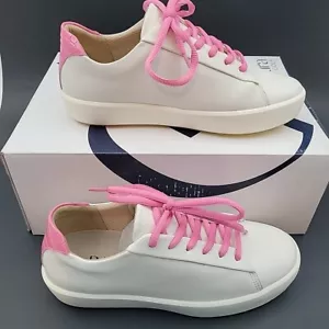 Schuhe Golf Pakira Diva Dundee Gr. 5-5,5 weiß Kalbsleder mit Guave-Prägung Kroko - Bild 1 von 8