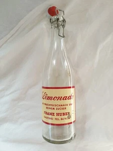alte Limoflasche Flasche Bügelflasche Franz Huber Gauting Limonade - Bild 1 von 4