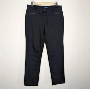Talbots Womens Size 10P Black Denim Signature Jeans w/ Zip Pockets (33x27.5) - Picture 1 of 5