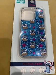 Disney Lilo And Stitch Phone Case iPhone 13 PRO Christmas Beautiful Brand New - Picture 1 of 3