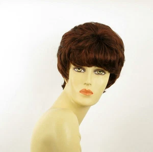 short wig for women dark brown intense copper ref: 322 brandy - Picture 1 of 9