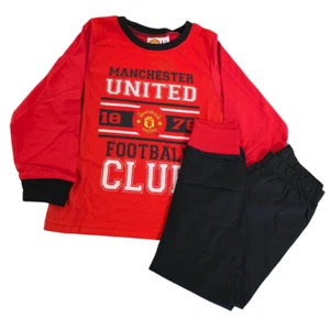 Pijama Manchester United Fútbol Niños - Pijamas Niños Ropa de Dormir Personalizada - Imagen 1 de 11