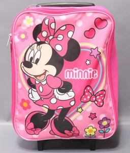 Disney Minnie Mouse 15" Collapsible Wheeled Pilot Case Rolling Luggage Carry-On - Picture 1 of 5