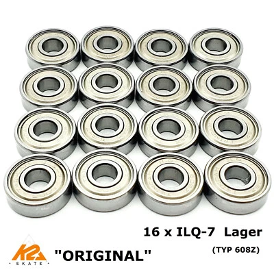 16 x K2 ILQ-7 ILQ7 KUGELLAGER TWINCAM BEARINGS LAGER High Performance TYP 608Z