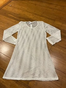 Women Lace Swim Dress Knitted Hollow Out Cover Up new with tags - Picture 1 of 8