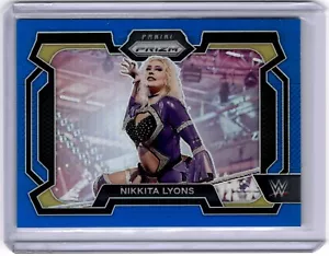 Nikkita Lyons 2024 Panini Prizm WWE Blue Prizm #45 NXT #162/199 - Picture 1 of 2