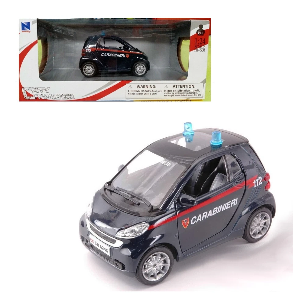 NEWRAY AUTO SMART FORTWO CARABINIERI SCALA 1 24 71423