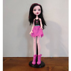 Monster High retired Cheerleader Draculaura unarticulated painted on shoe doll