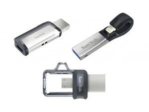 SanDisk USB Stick Ultra Dual Drive MicroUSB Tipo-C iPhone 16GB 32GB 64GB OTG - Imagen 1 de 4