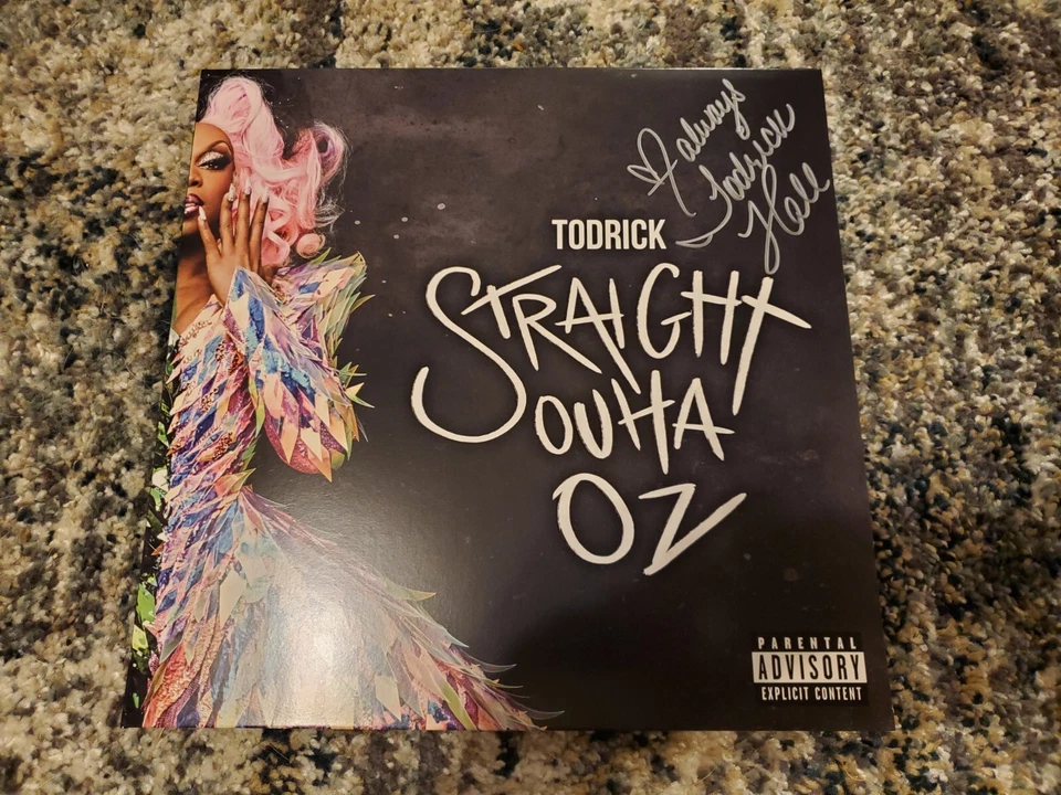 Todrick Hall, Straight Outta Oz. Autographed Vinyl Record Gay  - Image 1 of 1