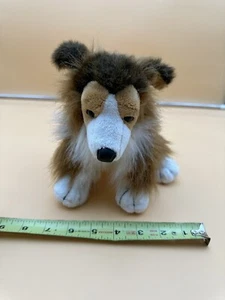 Collie Sheltie Dog Ganz Webkinz 8" Brown Plush Stuffed Toy No Code Snuggly - Picture 1 of 7
