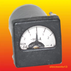 0-200 μA SOVIET VINTAGE ANALOG PANEL MINI DC AMP METER M4228 - Picture 1 of 3