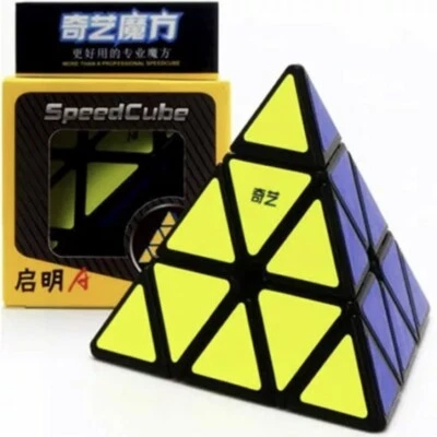 3x3 Pyramid Pyraminx Speed Cube Magic Twist 3D Puzzle Brain Teaser - USA SELLER! - Image 1 of 4