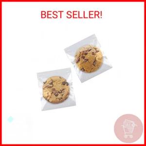 Clear Self Sealing Cookie Bags, 5x6 Inch - 100 Pcs - Picture 1 of 2