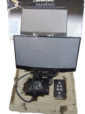 BOSE~SoundDock  Digital Music System ~Black~ w/ Power Cable & Remote~277378 1100 - Image 1 of 4