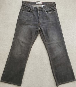 RARE! 🔥 LEVI'S 567 GRAY JEANS 33 x 30 LOW LOOSE BOOTCUT RELAXED BUTTON FLY 34