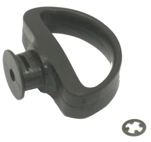 GAS DOOR RELEASE HANDLE (INCLUDES CLIP) VOLKSWAGEN SUPER BEETLE 1971-1972 - Picture 1 of 2