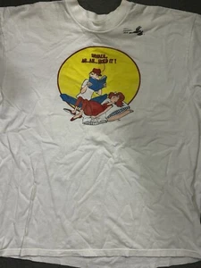 T-shirt premaman parto divertente vintage anni 90 - uomo L - grafica papà incinta - Foto 1 di 7