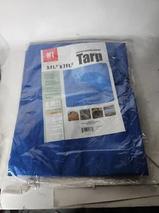 Plane HFT 5 Fuß 6 Zoll x 7 ft. 6 in. Blau Allzweck Wetterfest Verstärkt - Bild 1 von 5