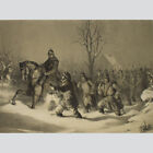 Scenes from war life in Schleswig. March in the Snow, 1864