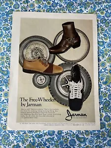 Vintage 1972 Jarman Shoes Print Ad The Free Wheelers - Picture 1 of 7