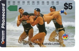 Tarjeta telefónica Telecom Australia Surf Life Saving Australia - Imagen 1 de 2