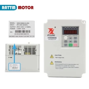 Fuling 2,2kw Wechselrichter VFD 1000Hz CNC Drehzahlregelung Variabler Frequenzvektor - Bild 1 von 5