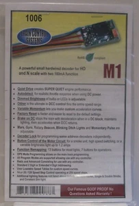 Train Control Systems TCS 1006 N/OO/HO Gauge M1 2 Function DCC Hardwired Decoder - Picture 1 of 2