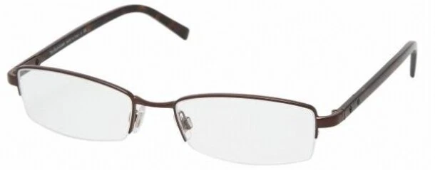 Ralph Lauren PH 1068 Brown 9013 Metal Semi-Rimless Eyeglasses Frame 53-18-140 - Image 1 of 1
