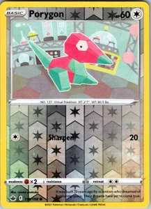 Porygon Reverse Holo 116/198 SWSH06: Chilling Reign Common - NM - Bild 1 von 2