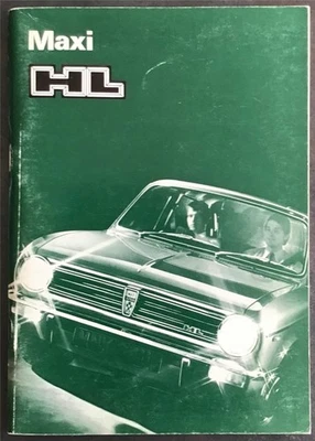AUSTIN MAXI 1750 HL Car Drivers Handbook FEB 1972 #AKD 8115 9th Edition - Image 1 of 4