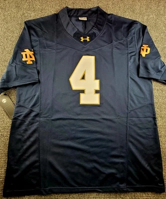 Notre Dame Fighting Irish Jeremiah Love Mens XL Blue Stitched Jersey New - Image 1 of 4