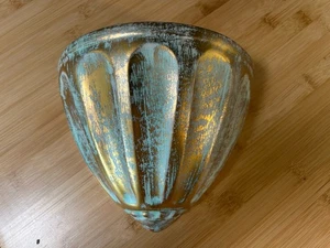 HTF Stangl ANTIQUE GOLD #5169 Bowl MCM Sconce Wall Pocket 8.25”x 6.5” c. 1965 - Picture 1 of 7