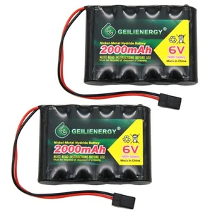 QBLPOWER 6V 2000mAh NiMH RX Battery Packs with Hitec Connector for RC Aircraf... - Picture 1 of 6