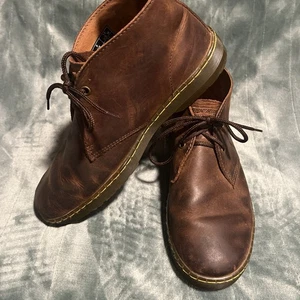 Dr. Doc Martens Cabrillo Chukka Desert Ankle Mens Boots Sz 10 Brown Leather - Picture 1 of 10