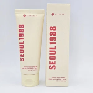 [K-SECRET] Seoul 1988 Cream : Snail Muicin 93% + Rice 100ml / Korean Cosmetics - Picture 1 of 8