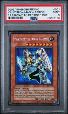 2003 Yu-Gi-Oh! Valkyrion the Magna Warrior SDD Limited Edition Secret Rare PSA 9 - Image 1 of 2
